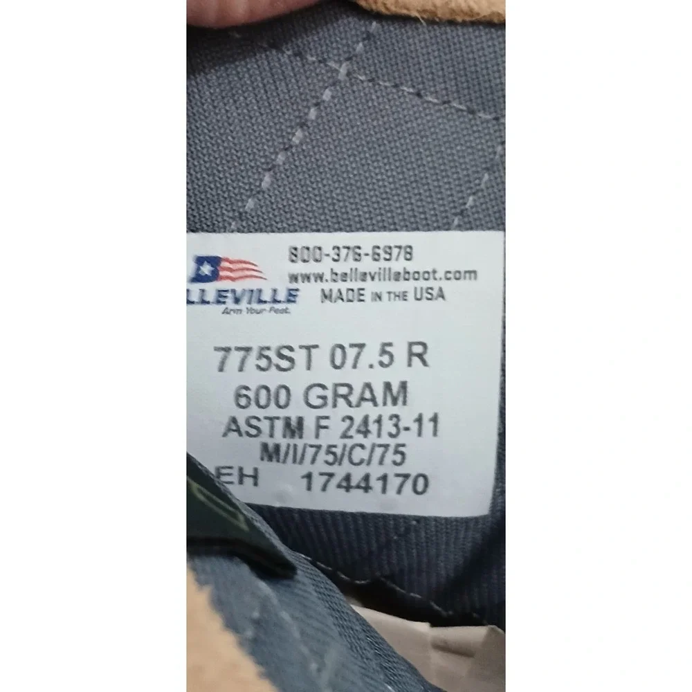 Belleville‎ 775ST Steel Toe Desert Tan GoreTex Combat Military Boots 7.5 No Box